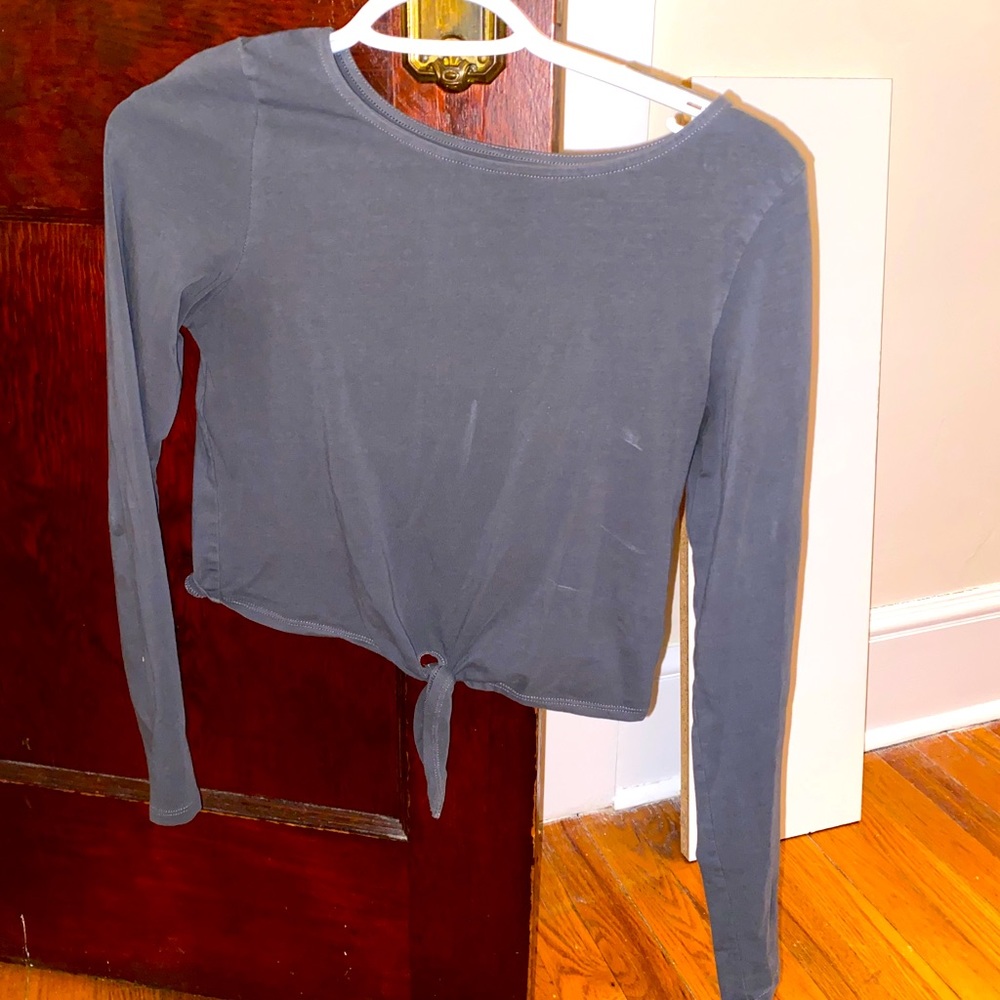 Crop top with ties